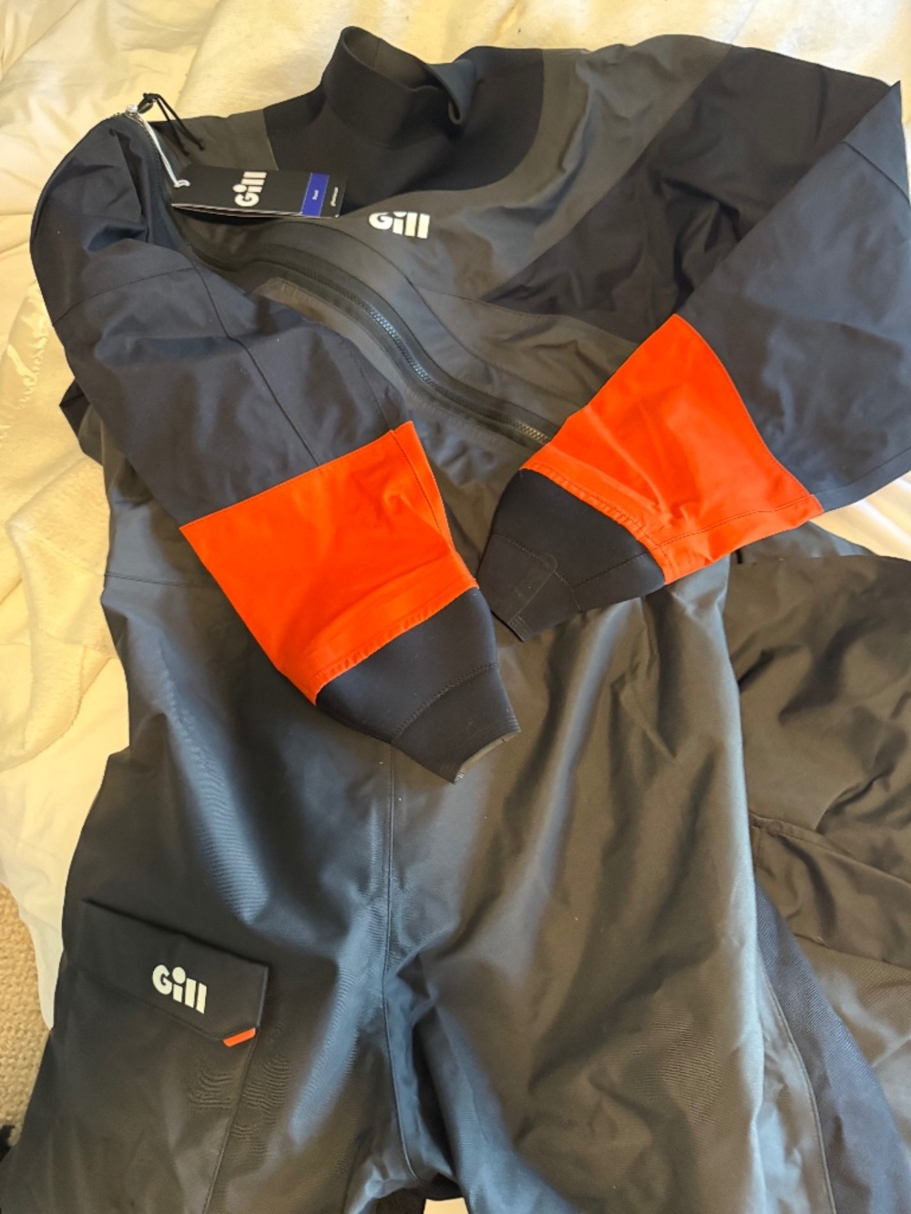 Gill Dry Pro Dry Suit, Large, Black